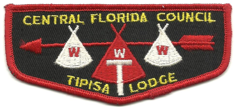 Central Florida Council Military Tipisa OA Lodge 326 CSP Patch Set Lot Jamboree 